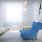 简洁现代白色住宅欣赏卧室陈设
