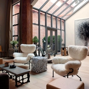 超高空间现代别墅欣赏客厅设计图