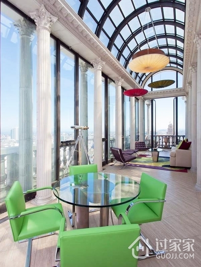 顶级奢华欧式上层建筑欣赏阳台设计