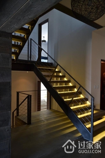 现代别墅装饰效果套图楼梯