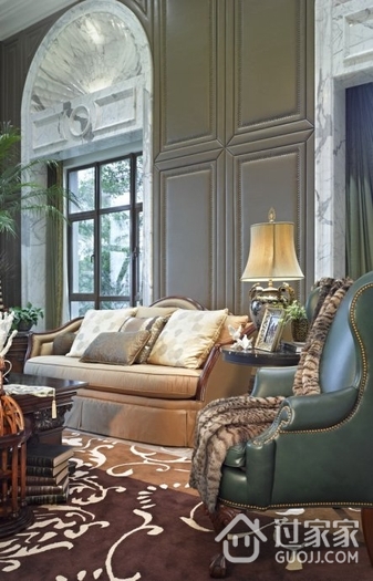 美式风格装修效果图沙发背景墙
