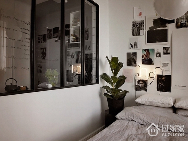 57平现代简约设计住宅欣赏卧室局部