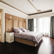 140平欧式大宅欣赏卧室背景墙