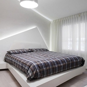 几何打造完美现代公寓欣赏卧室