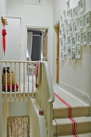 灰色系迷人混搭家欣赏楼梯间