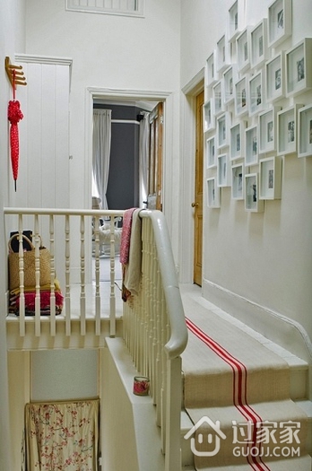 灰色系迷人混搭家欣赏楼梯间