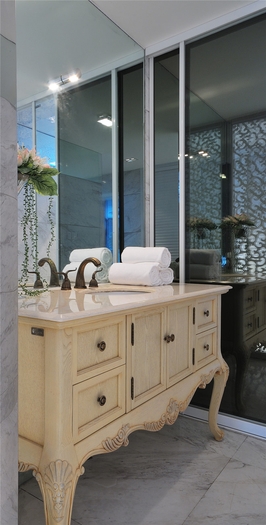 石材贴面现代三居室欣赏洗手间