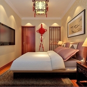 117平新中式风住宅欣赏卧室