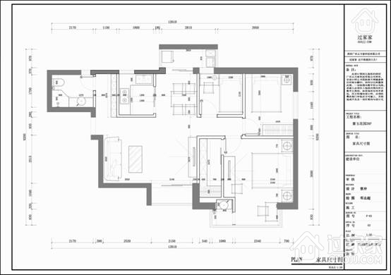 深圳紫玉花园二手房改造 3室2厅北欧风格