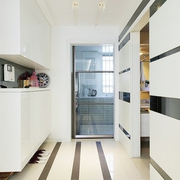 76平白色现代两居室欣赏厨房