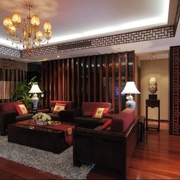 美式三室两厅案例欣赏客厅设计