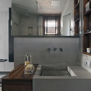 个性现代灰色空间欣赏洗手间