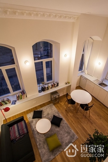 米色温馨北欧住宅欣赏客厅设计