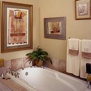 简欧古典风格别墅装饰浴缸设计