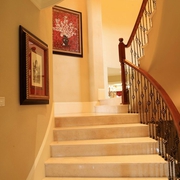 美式风格效果图楼梯设计