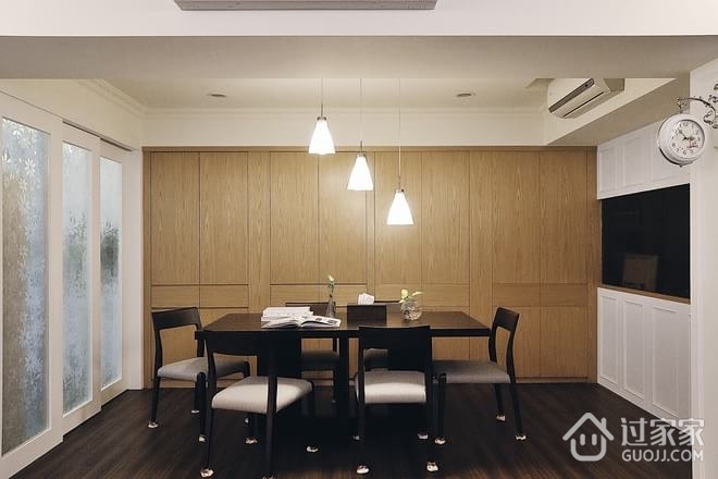 现代112平舒适住宅欣赏餐厅设计