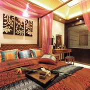 东南亚风格卧室效果图