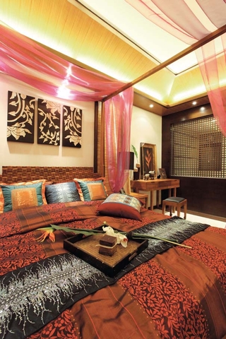 东南亚风格卧室效果图