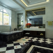 奢华新古典四居室欣赏卫生间设计