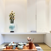 精品现代复式样板房欣赏茶室设计