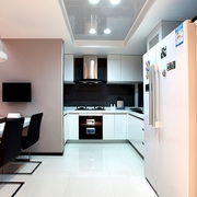 107平现代三室两厅欣赏厨房设计