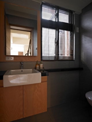 日式禅风复式公寓欣赏洗手间