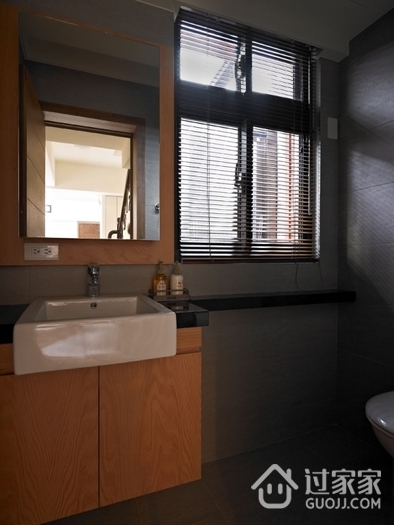 日式禅风复式公寓欣赏洗手间