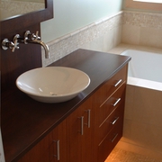 美式古典设计效果图洗手间