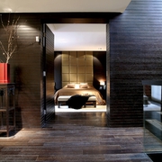 中式禅韵三居室住宅欣赏卧室设计