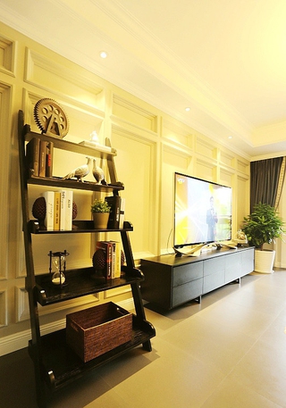105平简约三居室住宅欣赏客厅电视柜