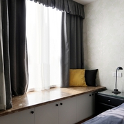 123平现代风住宅欣赏卧室局部设计