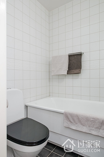 78平白色北欧住宅欣赏卫生间设计