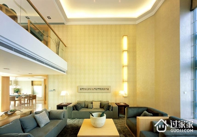日式温馨复式住宅欣赏客厅设计
