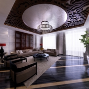 125平现代大宅设计欣赏客厅设计