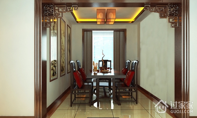 新中式风格住宅欣赏餐厅