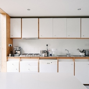 现代木屋住宅欣赏厨房