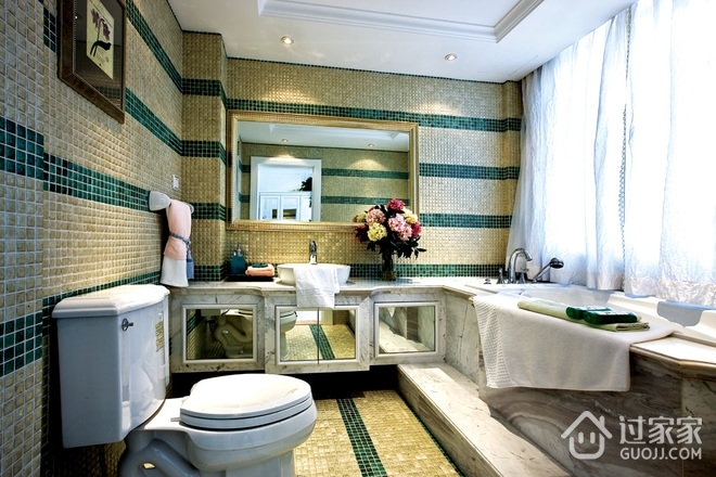 奢华欧式别墅案例欣赏卫生间设计