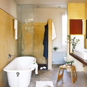 充满魅力色彩复式北欧公寓欣赏卫生间