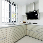 76平白色现代两居室欣赏厨房陈设
