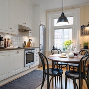 78平白色北欧住宅欣赏厨房