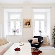 42平素雅单身一居室欣赏客厅设计