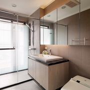 50平精致现代一居室欣赏洗手间