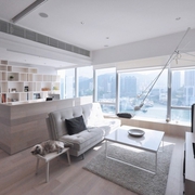 淡雅清新现代住宅欣赏客厅设计