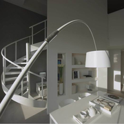 40平白色现代复式住宅欣赏楼梯间