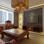 混搭风格效果图复式欣赏客厅设计