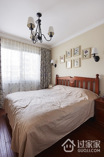 117平美式温馨住宅欣赏卧室设计 
