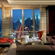 奢华现代顶层公寓欣赏客厅陈设