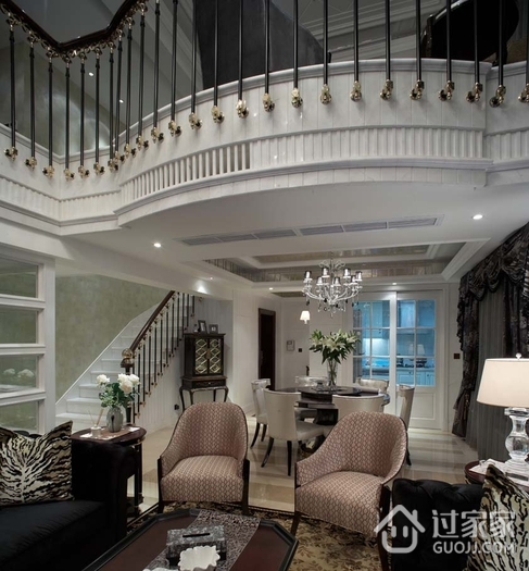 现代豪华别墅装饰客厅效果设计