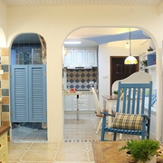 地中海小资户型住宅欣赏客厅室内门