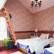 地中海风复式设计卧室